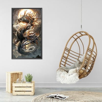 Dragon 40*70CM(Canvas) Full Round Drill Diamond Painting