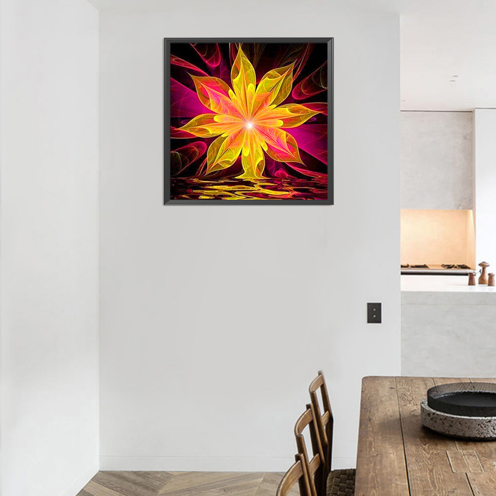 Flower 30*30CM(Canvas) Full Round Drill Diamond Painting