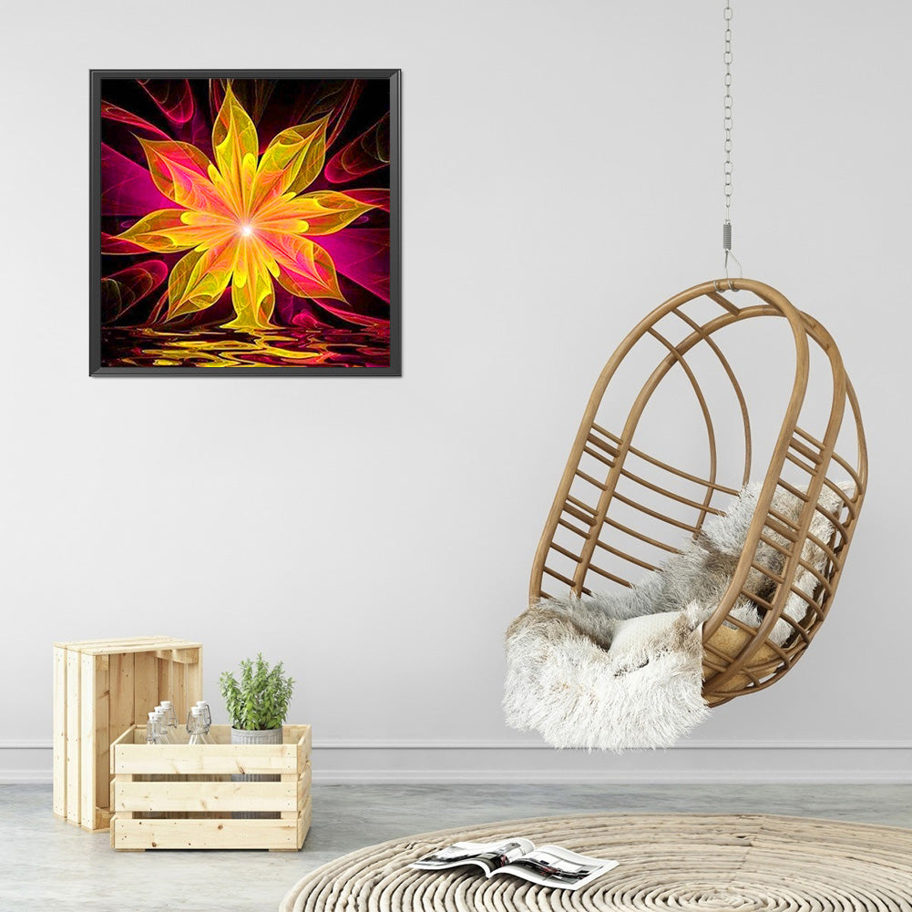 Flower 30*30CM(Canvas) Full Round Drill Diamond Painting