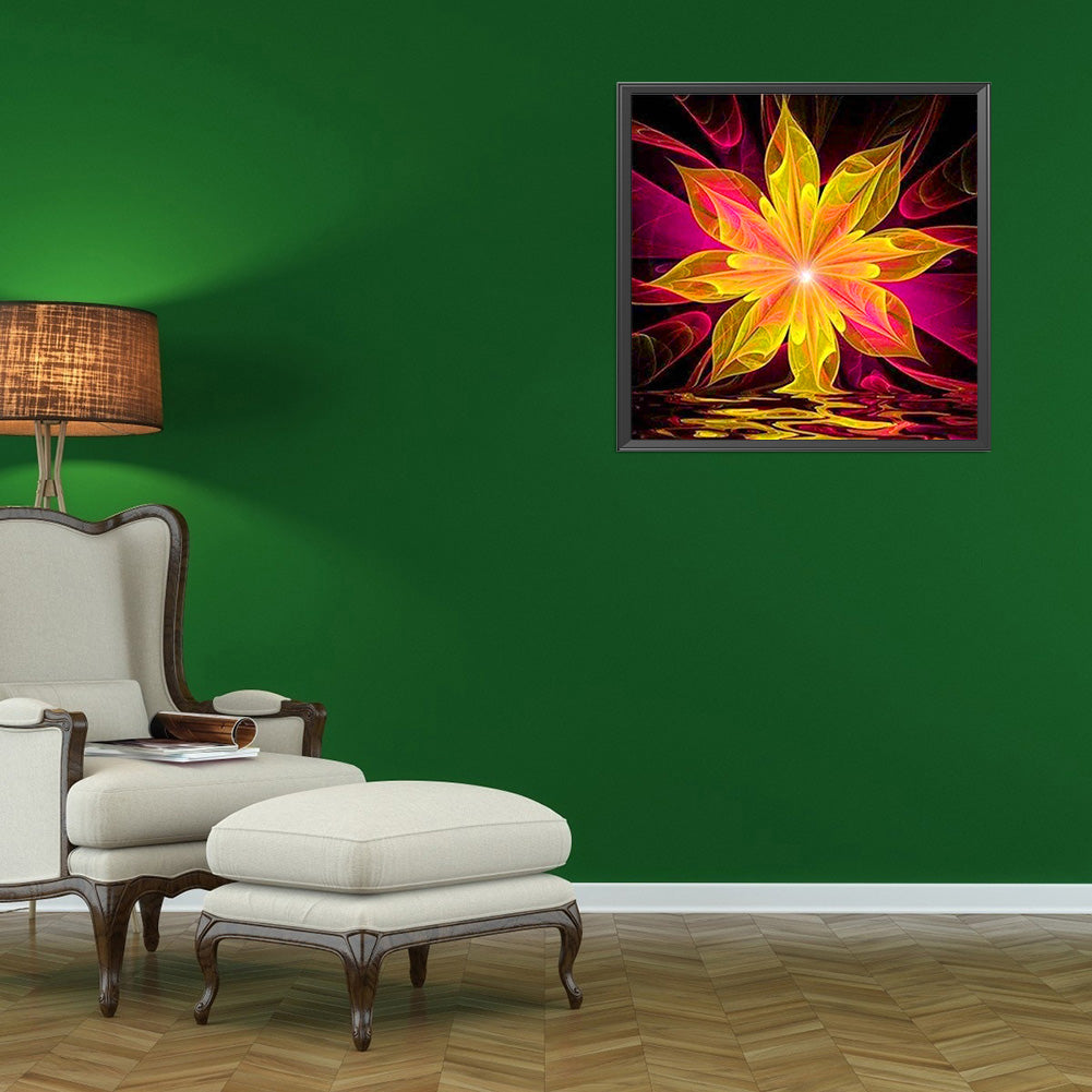 Flower 30*30CM(Canvas) Full Round Drill Diamond Painting