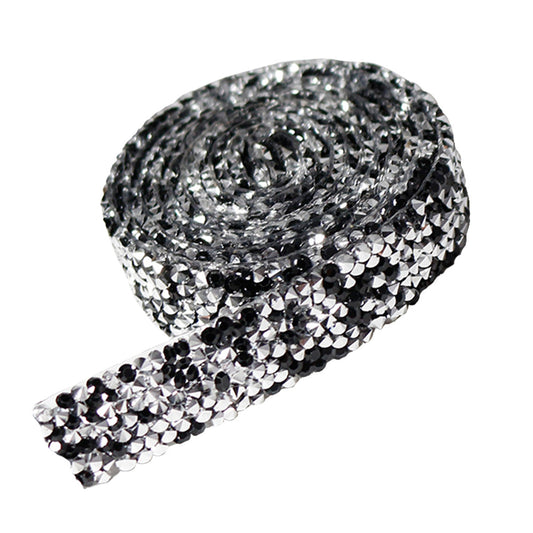 Self Adhesive Crystal Rhinestone Diamond Ribbon DIY Car Phone Sticker Tape
