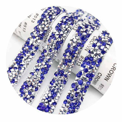 Self Adhesive Crystal Rhinestone Diamond Ribbon DIY Car Phone Sticker Tape