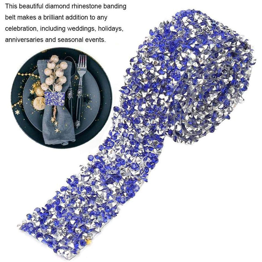 Self Adhesive Crystal Rhinestone Diamond Ribbon DIY Car Phone Sticker Tape