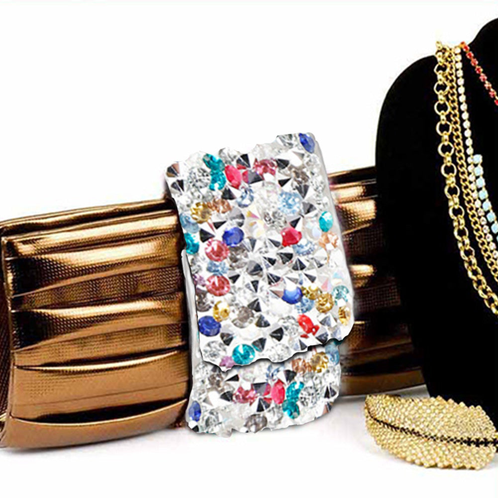 Self Adhesive Crystal Rhinestone Diamond Ribbon DIY Car Phone Sticker Tape