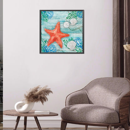 Starfish 30*30CM(Canvas) Full Square Drill Diamond Painting