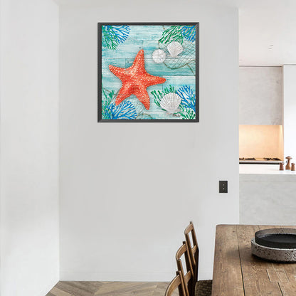 Starfish 30*30CM(Canvas) Full Square Drill Diamond Painting