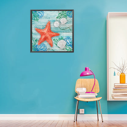 Starfish 30*30CM(Canvas) Full Square Drill Diamond Painting