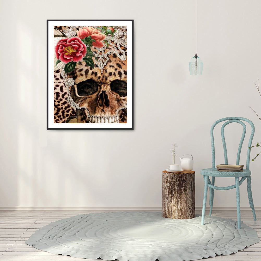 Skeleton 30*40CM(Canvas) Full Round Drill Diamond Painting