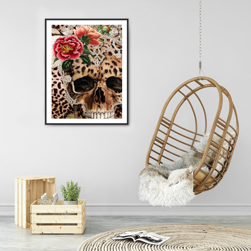 Skeleton 30*40CM(Canvas) Full Round Drill Diamond Painting