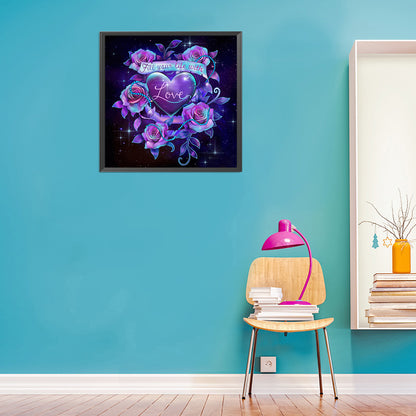 Love 30*30CM(Canvas) Full Round Drill Diamond Painting