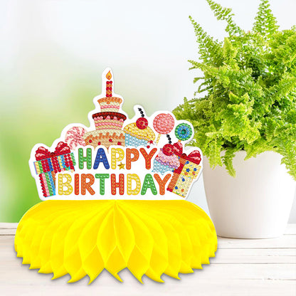 3x 3D Honeycomb Decoration Child Birthday Party Baby Shower Decor Supplies