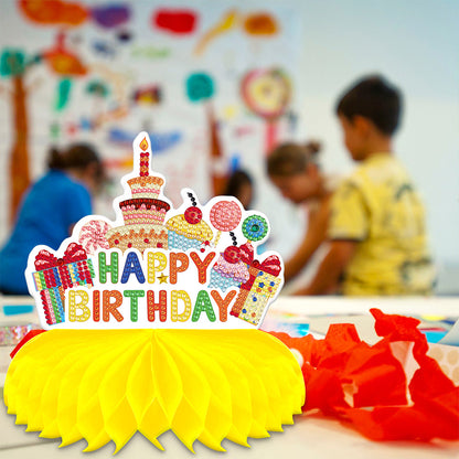 3x 3D Honeycomb Decoration Child Birthday Party Baby Shower Decor Supplies