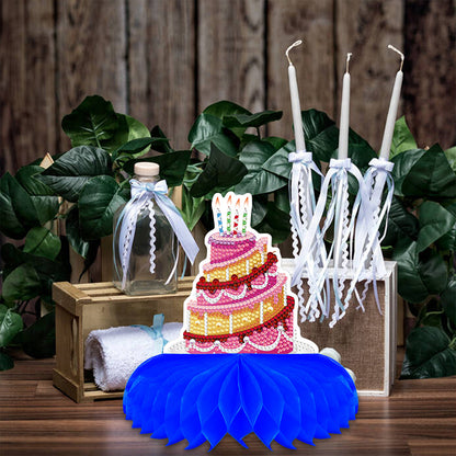 3x 3D Honeycomb Decoration Child Birthday Party Baby Shower Decor Supplies