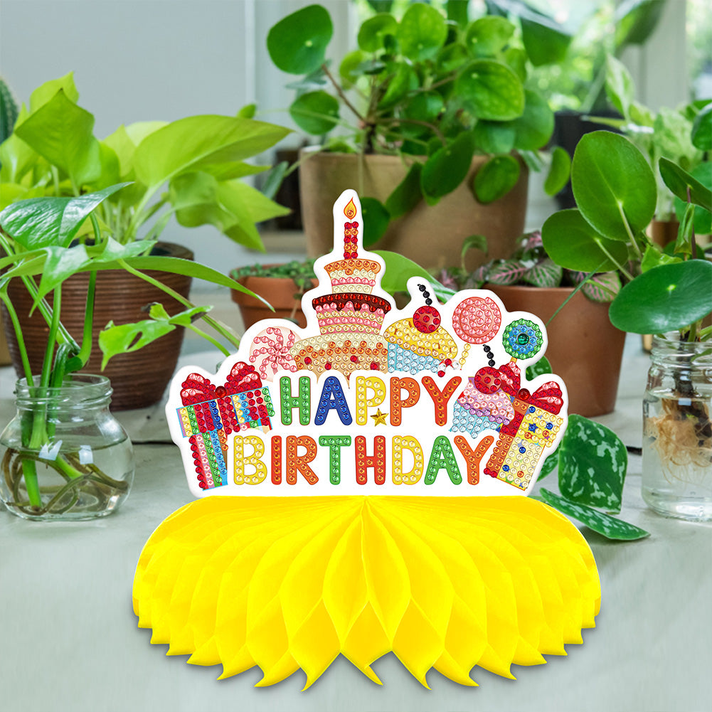 3x 3D Honeycomb Decoration Child Birthday Party Baby Shower Decor Supplies