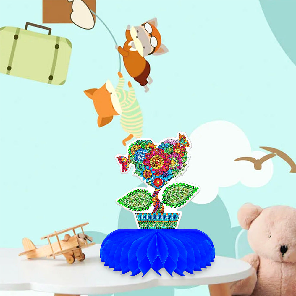 3x 3D Honeycomb Decoration Child Birthday Party Baby Shower Decor Supplies