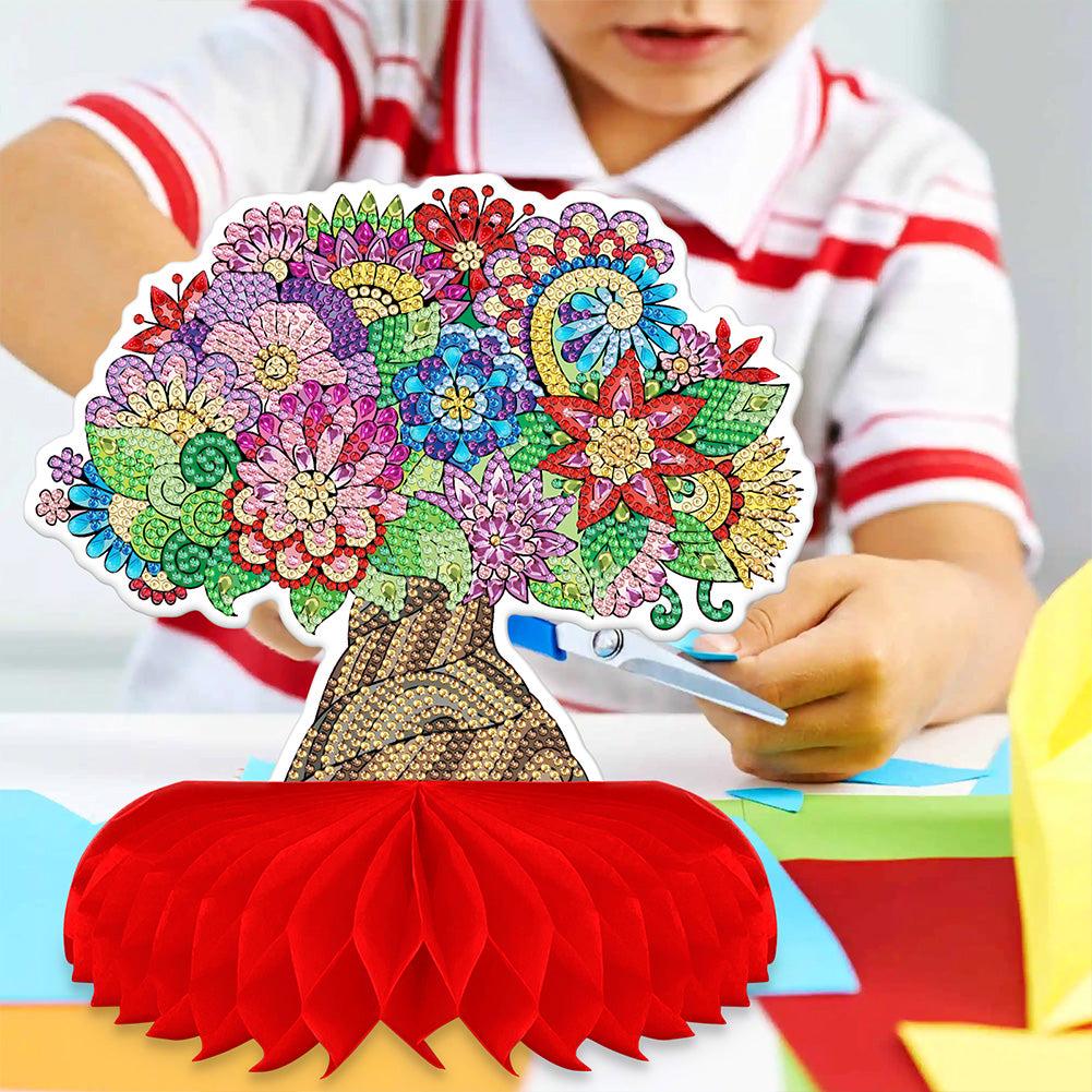 3x 3D Honeycomb Decoration Child Birthday Party Baby Shower Decor Supplies