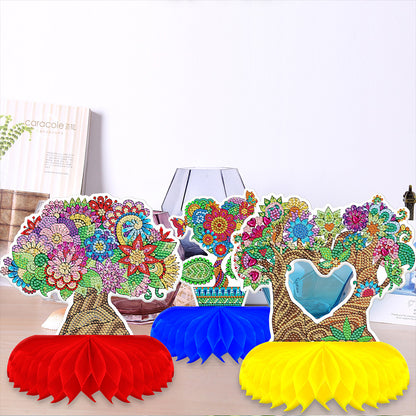 3x 3D Honeycomb Decoration Child Birthday Party Baby Shower Decor Supplies