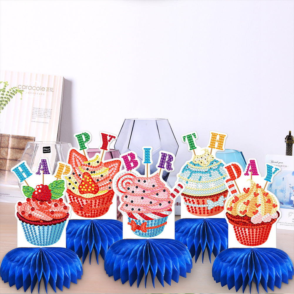 9x Flower Butterfly 3D Honeycomb Center Birthday Party Baby Shower Supplies