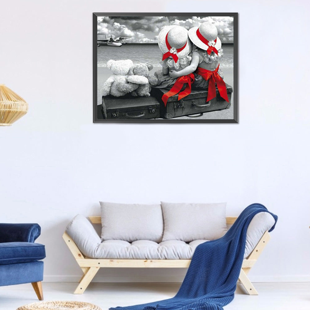 Black Red Still Life 60*50CM(Canvas) Full Square Drill Diamond Painting