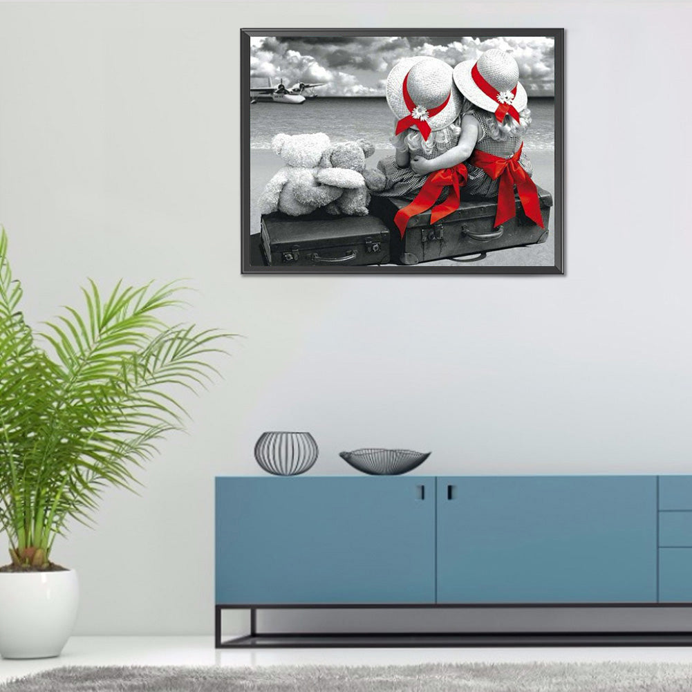 Black Red Still Life 60*50CM(Canvas) Full Square Drill Diamond Painting