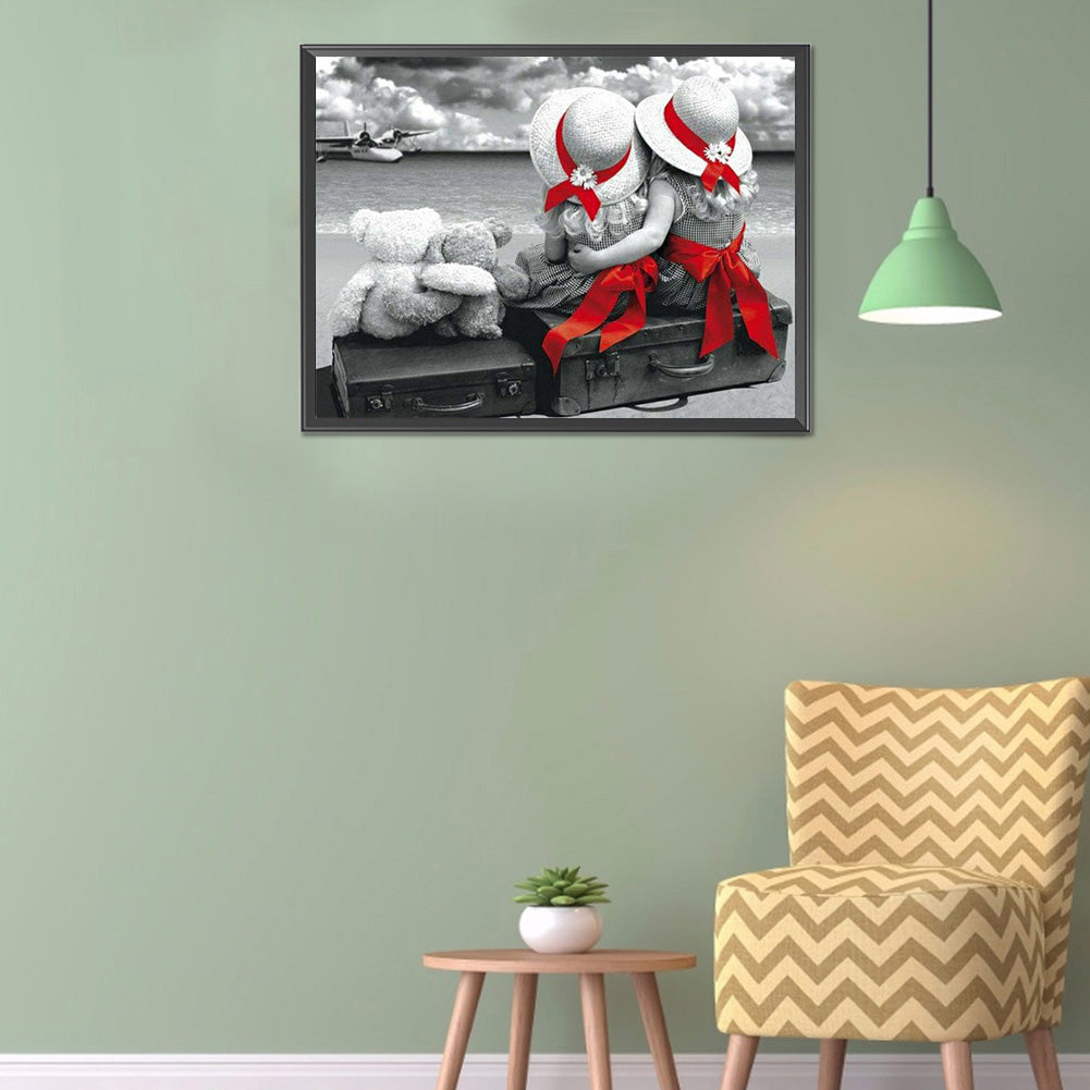 Black Red Still Life 60*50CM(Canvas) Full Square Drill Diamond Painting