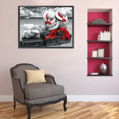 Black Red Still Life 60*50CM(Canvas) Full Square Drill Diamond Painting