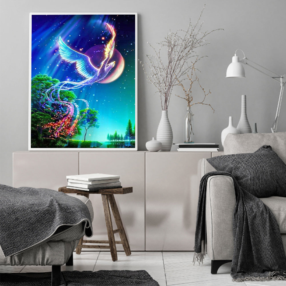 Phoenix 50*60CM(Canvas) Full Round Drill Diamond Painting
