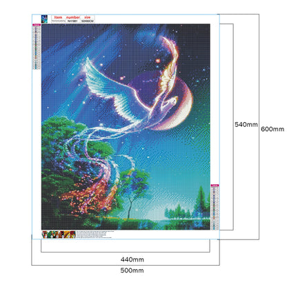 Phoenix 50*60CM(Canvas) Full Round Drill Diamond Painting