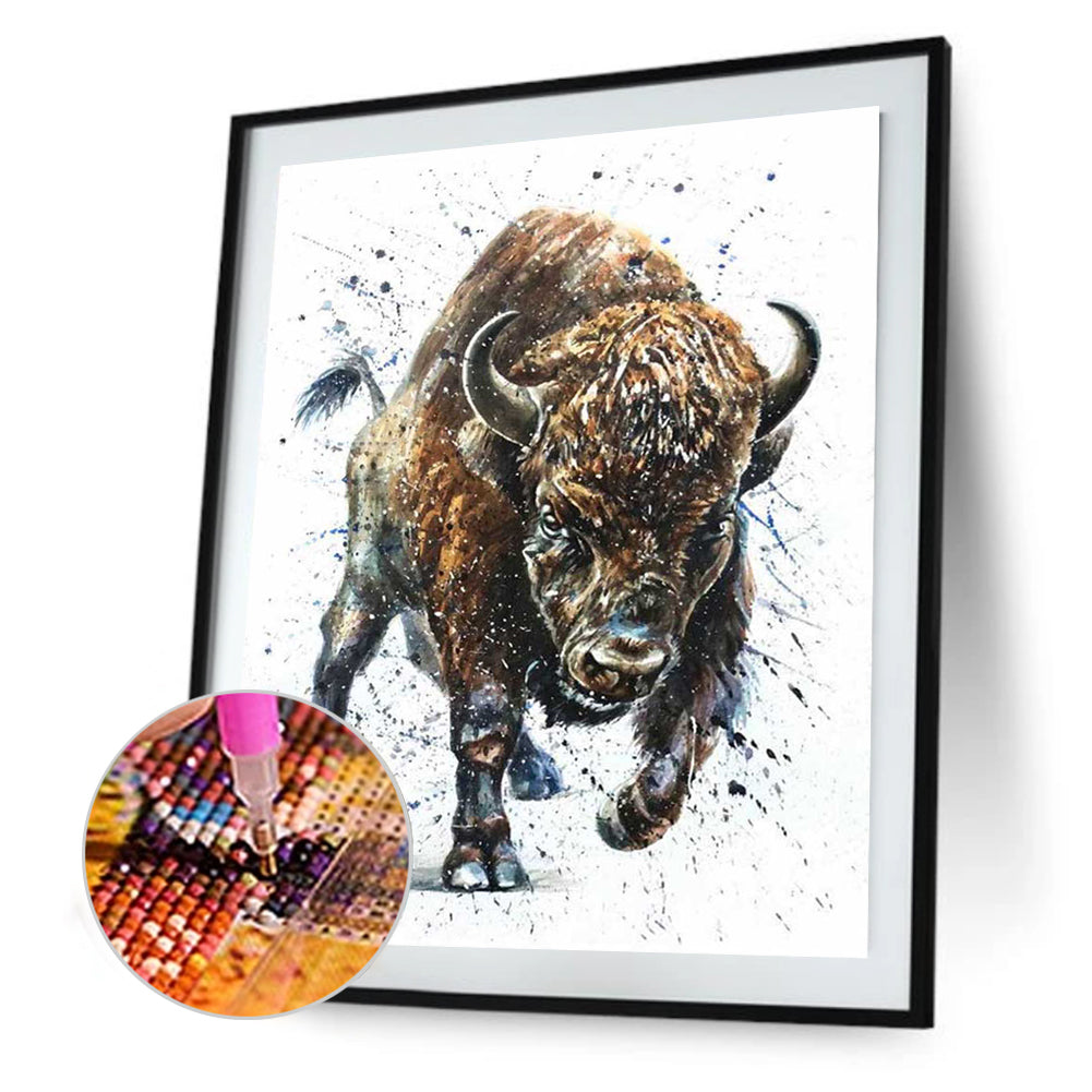 Bull 40*50CM(Canvas) Full Square Drill Diamond Painting