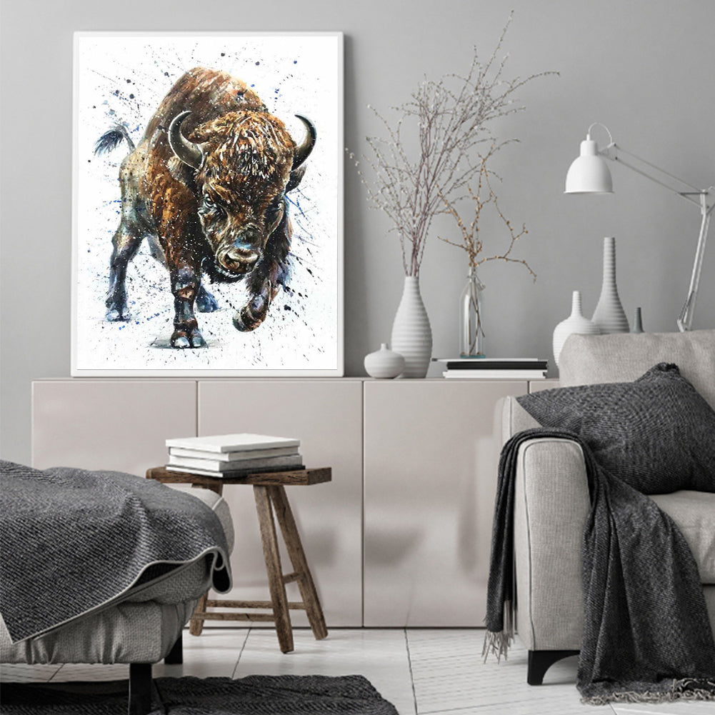 Bull 40*50CM(Canvas) Full Square Drill Diamond Painting