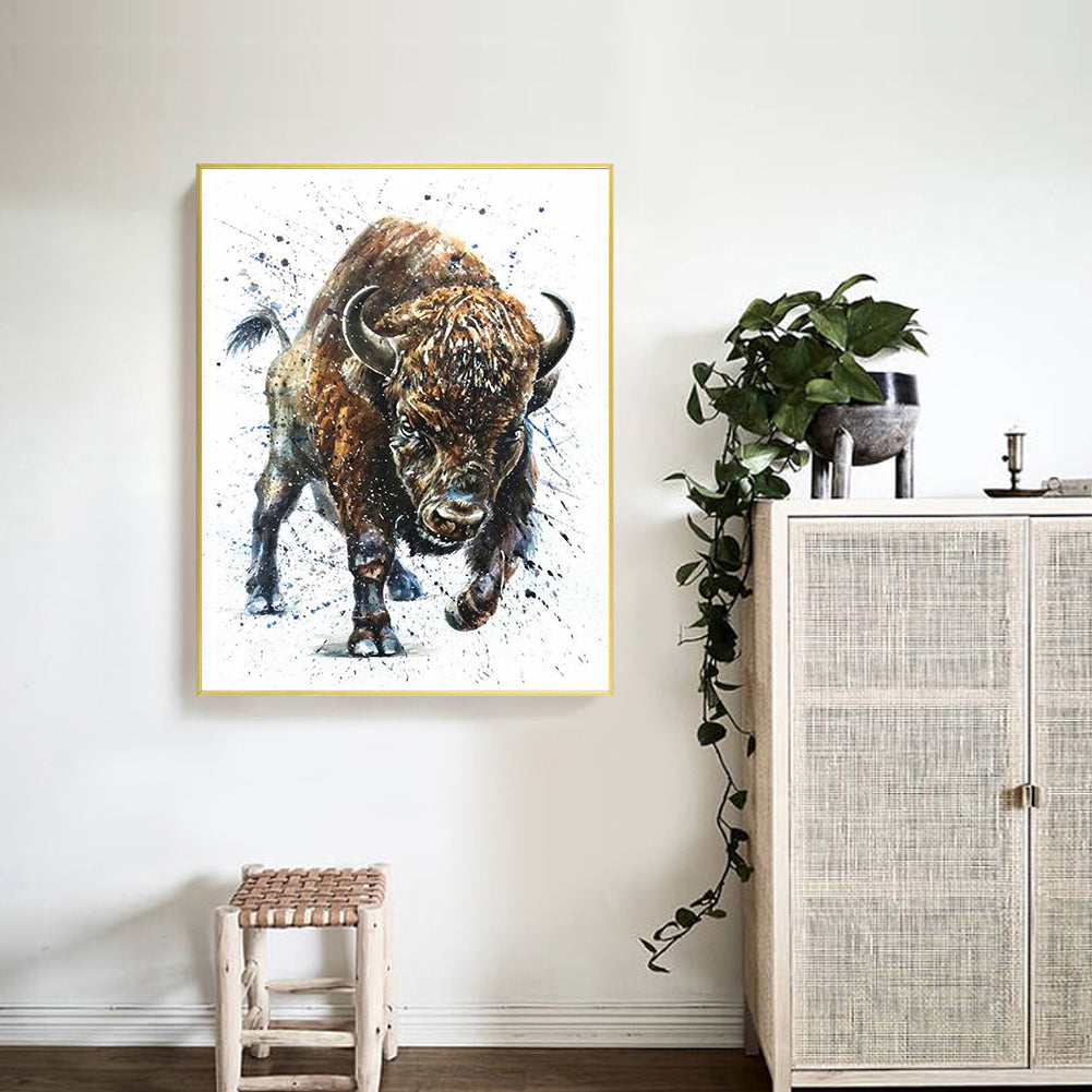 Bull 40*50CM(Canvas) Full Square Drill Diamond Painting