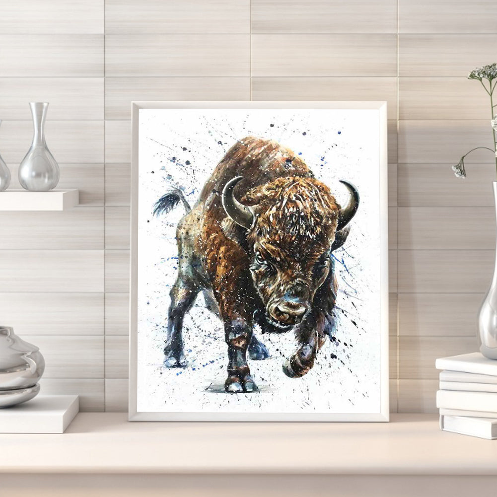 Bull 40*50CM(Canvas) Full Square Drill Diamond Painting