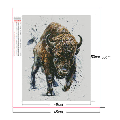 Bull 40*50CM(Canvas) Full Square Drill Diamond Painting
