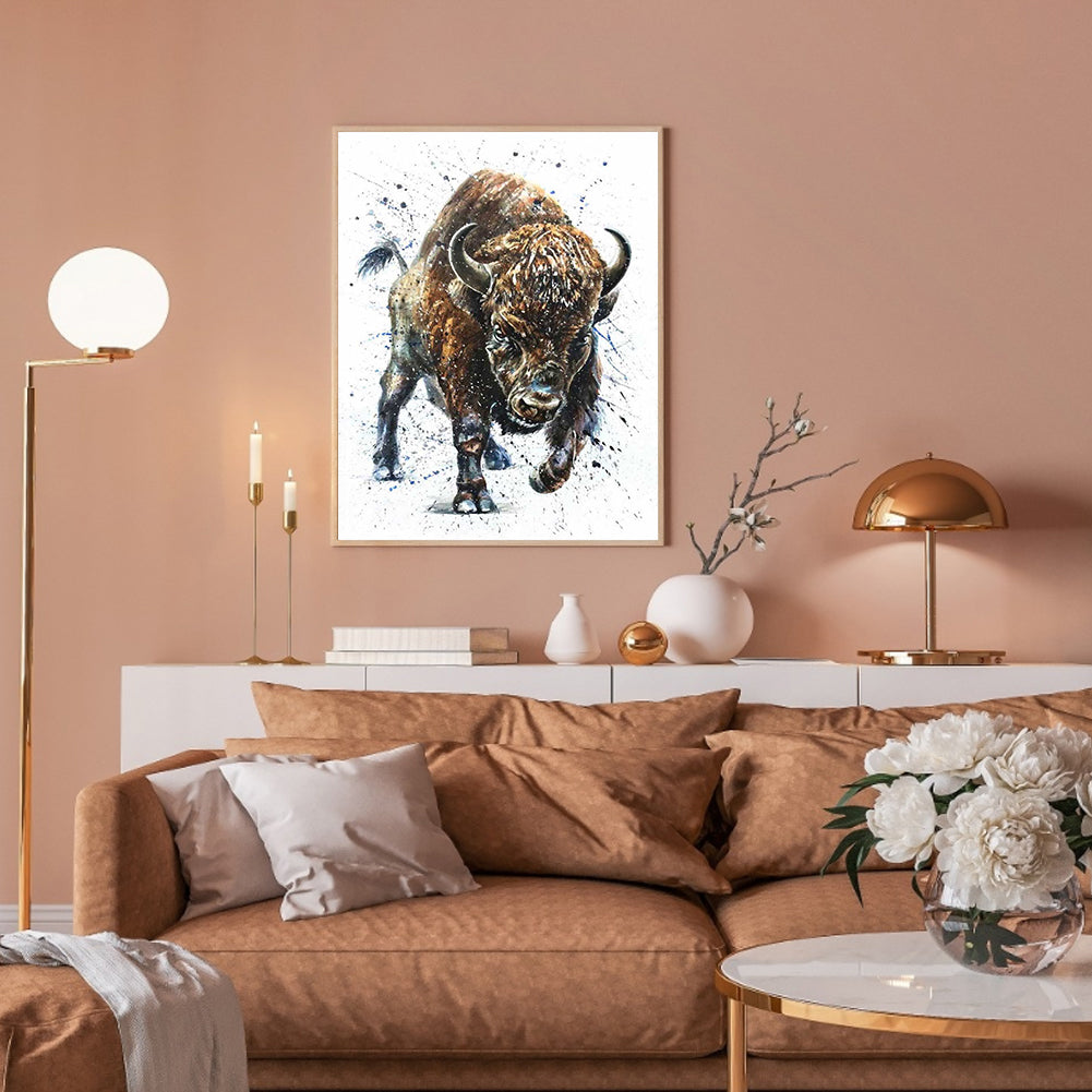 Bull 40*50CM(Canvas) Full Square Drill Diamond Painting