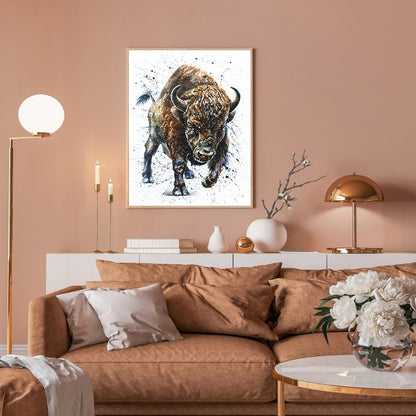Bull 40*50CM(Canvas) Full Square Drill Diamond Painting