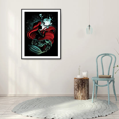 Princess Silhouette 30*40CM(Canvas) Full Round Drill Diamond Painting