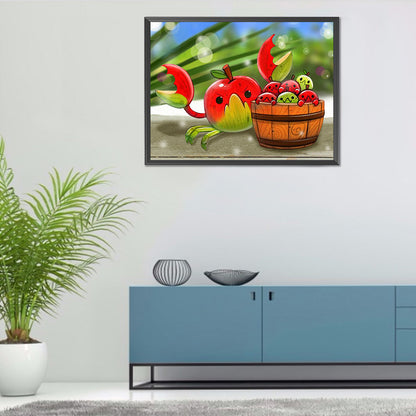 Flowers And Fruits 40*30CM(Canvas) Full Round Drill Diamond Painting