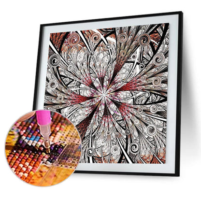 Mandala Pattern - Full Round Drill Diamond Painting 35*35CM