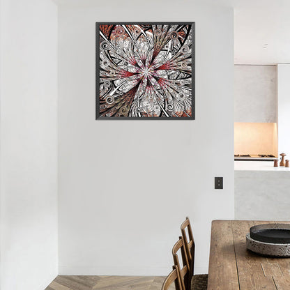Mandala Pattern - Full Round Drill Diamond Painting 35*35CM