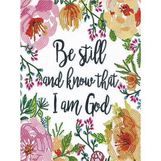 English 30*40CM(Canvas) Special Shaped Drill Diamond Paiting