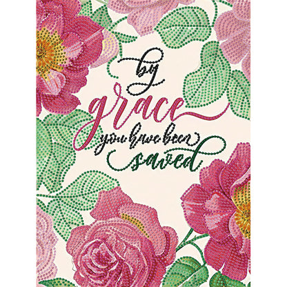 English 30*40CM(Canvas) Special Shaped Drill Diamond Paiting