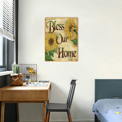 English 30*40CM(Canvas) Special Shaped Drill Diamond Paiting