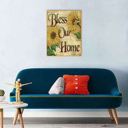 English 30*40CM(Canvas) Special Shaped Drill Diamond Paiting