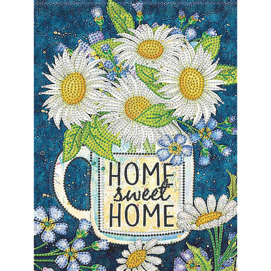 English 30*40CM(Canvas) Special Shaped Drill Diamond Paiting