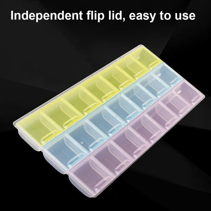 Nail Art Storage Box Diamond Painting Crystal Beads Organizer Holder Case