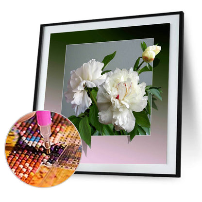 Flower Out Of Frame 30*30CM(Canvas) Full Round Drill Diamond Painting