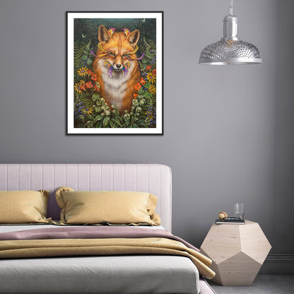 Fox - Full Round Drill Diamond Painting 30*40CM