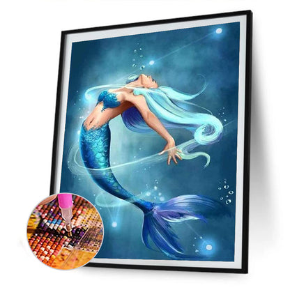 Mermaid - Full Round Drill Diamond Painting 30*40CM