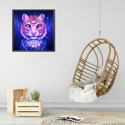 Tiger 30*30CM(Canvas) Full Round Drill Diamond Painting