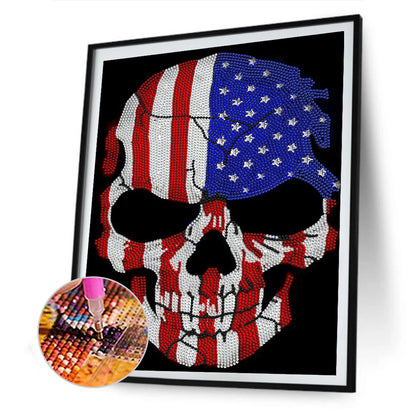 Independence Day 30*40CM(Canvas) Special Shaped Drill Diamond Paiting